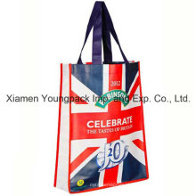 Laminado Non-Woven Pequena Promocional Giveaway Advertising Tote Bag